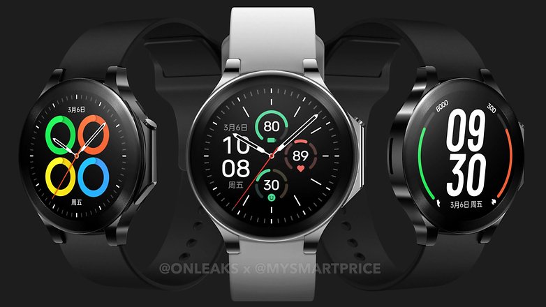 La OnePlus Watch 2 en noir et argent / © On Leaks / My Smart Price