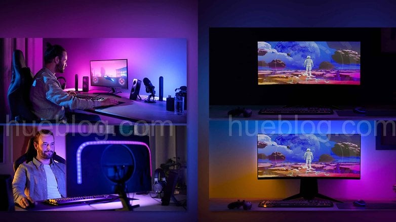 Philips Hue Play Gradient Light Strip smart for PC monitor