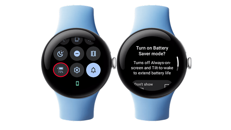 Google Pixel Watch akkumulátorra vonatkozó tippek