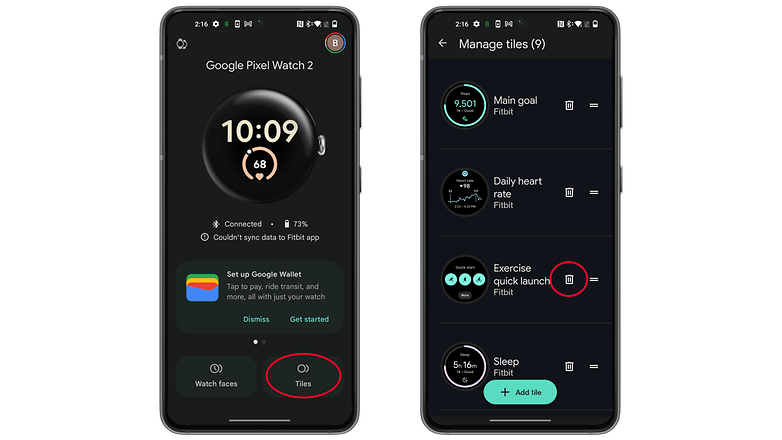 Consejos sobre la batería del Google Pixel Watch usando la aplicación del teléfono