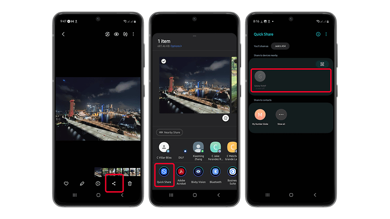 How to use and master Quick Share on Samsung Galaxy phones