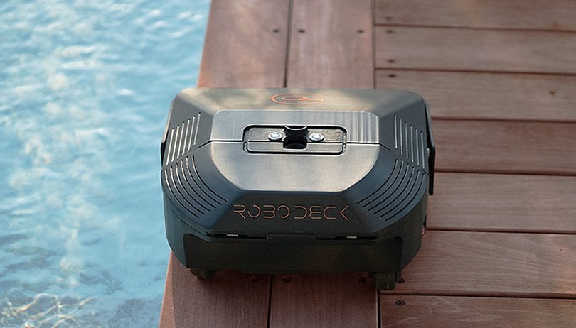 Robodeck smart deck cleaner stain
