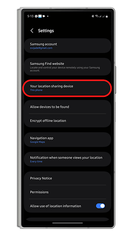 Comment partager votre position avec l'application Find de Samsung
