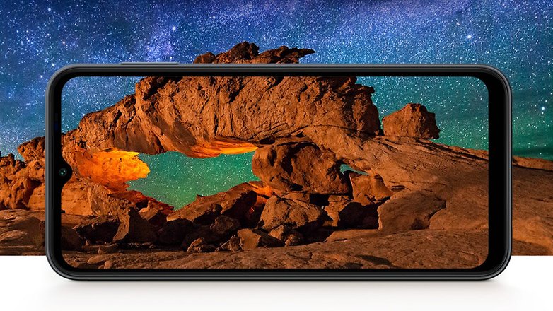 Wir sehen das Display des Samsung Galaxy A14 5G