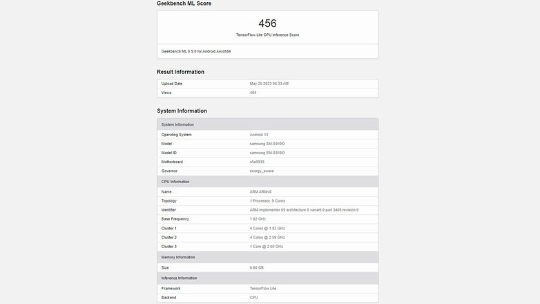 Samsung Galaxy S23 FE is spotted in Geekbench.