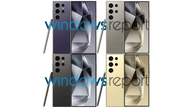 Samsung Galaxy S24 Ultra colors and images