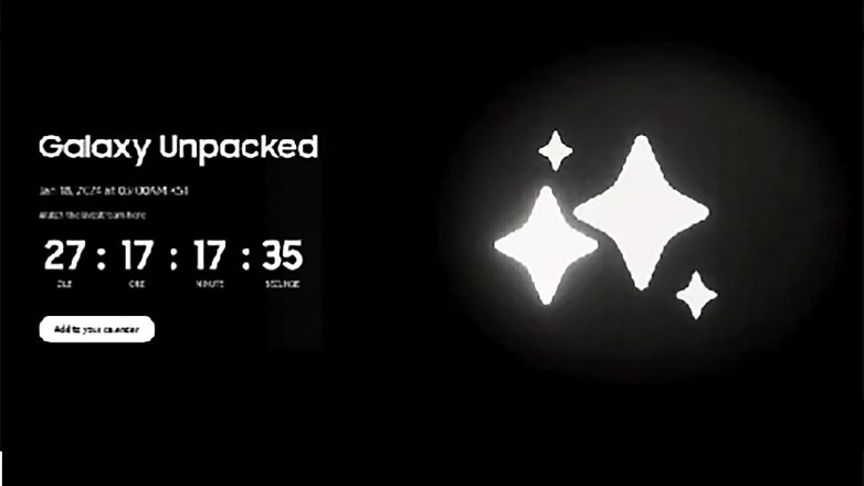 Countdown zum Samsung Galaxy Unpacked event