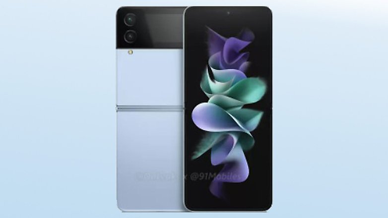 Samsung Galaxy Z Flip 4 design rendu non officiel