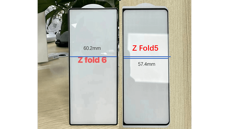 Une maquette de l'écran interne du Galaxy Z Fold 6