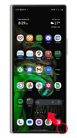 Gestos secretos do Samsung One UI