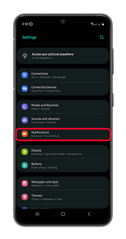 How to see old notifications on a Samsung Galaxy