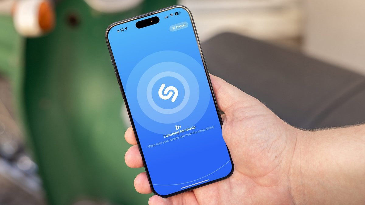 Shazam app on the Apple iPhone 15 Pro Max