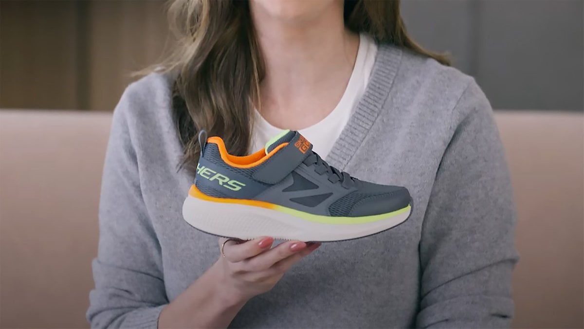 Skechers Kids sneakers shoes with hidden AirTag
