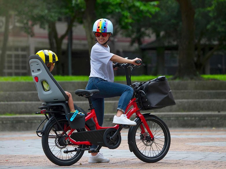 Tern NBD E-bike mit Kindersitz
