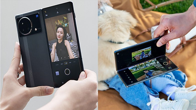 Vivo X Fold foldable mode camera angles