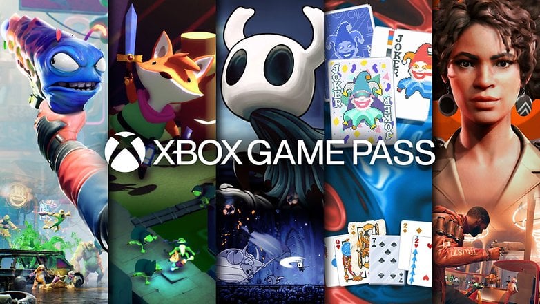 A collage of game characters and scenes promoting Xbox Game Pass. A collage of game characters and scenes promoting Xbox Game Pass.