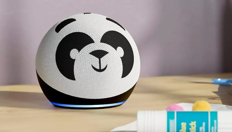 amazon alexa echo dot speaker panda tiger design AI voice generation