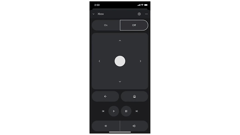 Google remote control feature for Xbox console