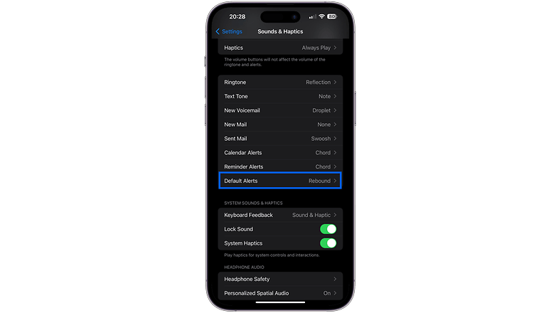 Το iOS 17.2 Beta 4 ενημερώνει την προσαρμογή των εισαγωγών για προεπιλεγμένο ήχο