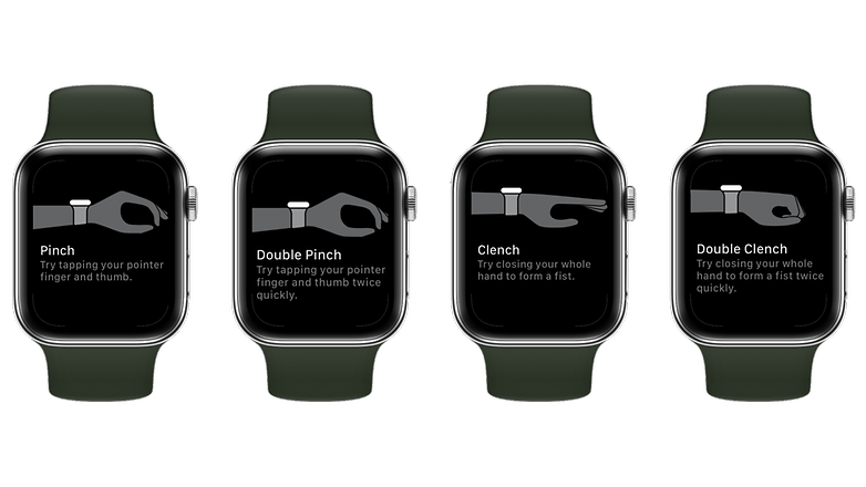 Geste à utiliser pour contrôler votre Apple Watch