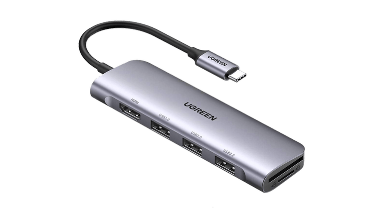 Concentrador Ugreen USB-C 6 y 1