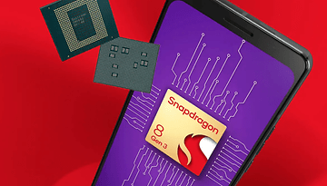 Handy mit Snapdragon-Chip ist zu sehen