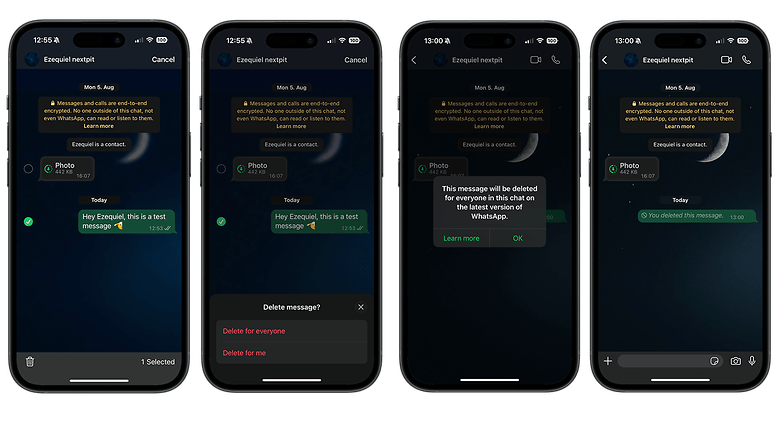 Here's how you delete a WhatsApp message for everyone.