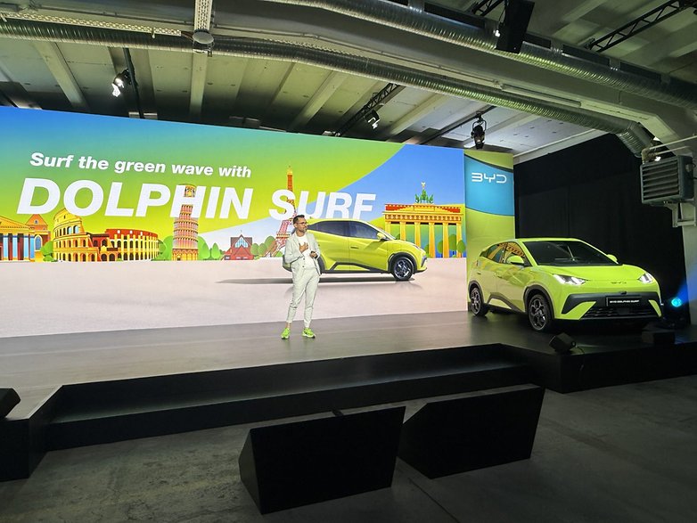 Premiere des BYD Dolphin Surf in Berlin. Premiere des BYD Dolphin Surf in Berlin.