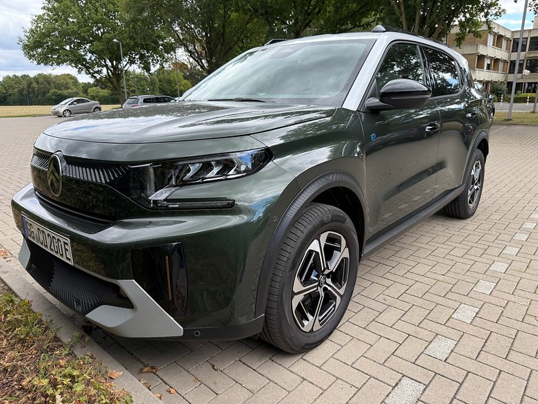 Citroën e-C3 Aircross in der Frontansicht.