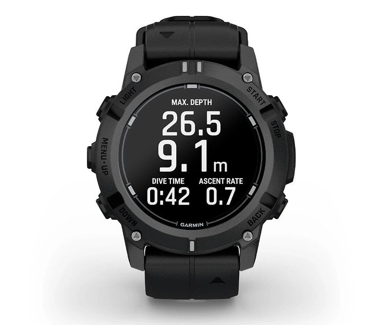 Die Garmin Descent G2: Smartwatch inklusive Tauchcomputer.