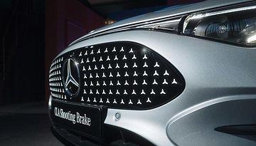 Front des Mercedes CLA Shooting Brake.