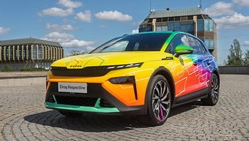 Skoda Elroq Respectline - Konzeptauto in bunt