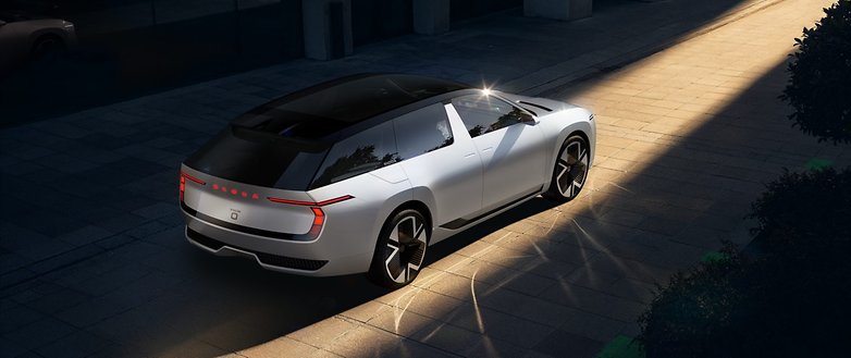 Škoda Vision O in der Heckansicht.