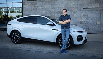 Hayo Lücke am Xpeng G6 Performance.