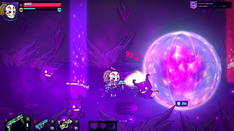 A screenshot of the game Deadtime Defenders. A screenshot of the game Deadtime Defenders.
