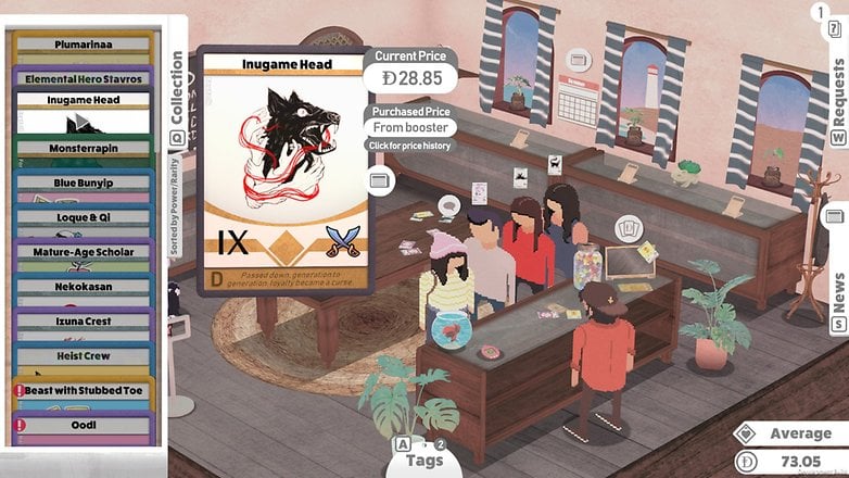 A screenshot of the game Kardboard Kings.