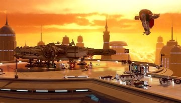 A screenshot of the game LEGO Star Wars.