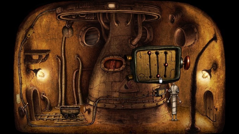 A screenshot of Machinarium. A screenshot of Machinarium.