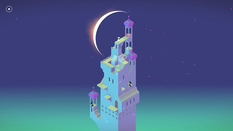 A screenshot of Monument Valley. A screenshot of Monument Valley.