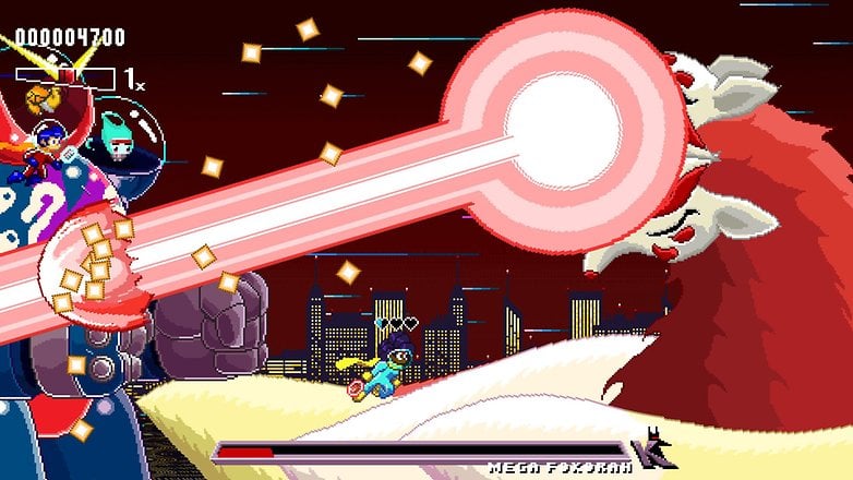 A screenshot of the game Sky Racket. A screenshot of the game Sky Racket.
