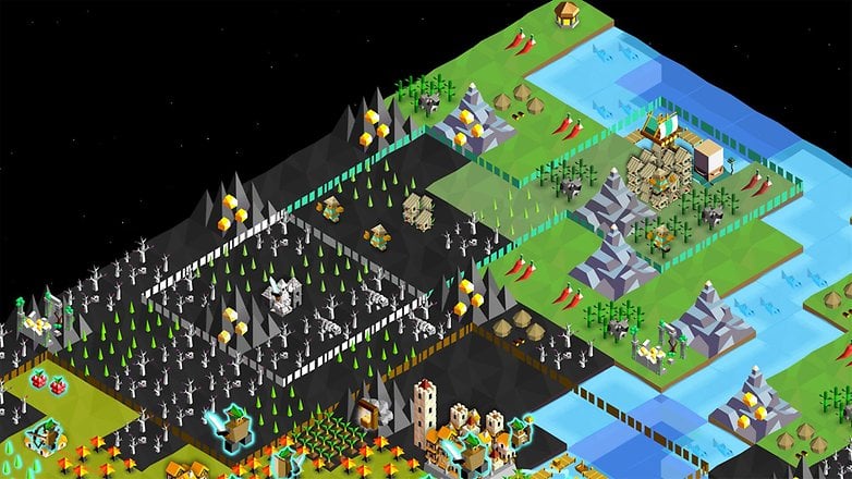 A screenshot of The Battle of Polytopia. A screenshot of The Battle of Polytopia.