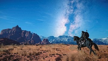 A screenshot of Crimson Desert.