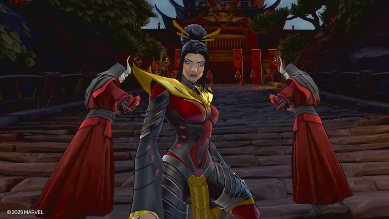 A screenshot of Marvel's Deadpool VR. A screenshot of Marvel's Deadpool VR.