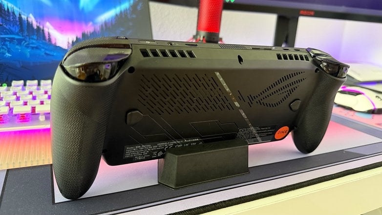 The Xbox Ally X from the back. The Xbox Ally X from the back.