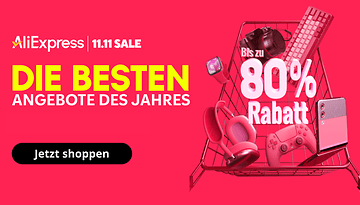 Singles Day bei AliExpress: Ab morgen wird kräftig gespart