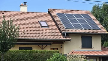 PV-Anlage auf Wohnhaus