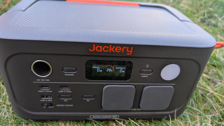 Anschlüsse der Jackery Explorer 500 v2