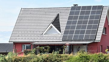 PV-Anlage auf einem Wohngebäude