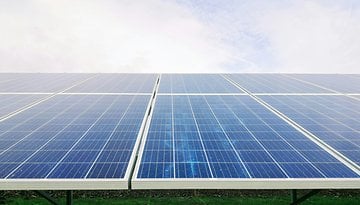 Solarmodule im Freien