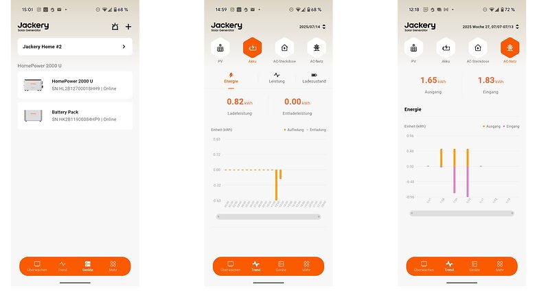 Jackery Home App Screenshot
